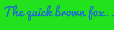 Image with Font Color 2074C1 and Background Color 22E11D